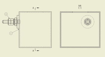 CAD工程圖剖視圖中用雙點(diǎn)劃線顯示被剖零部件的技巧
